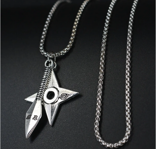 Naruto Shuriken Collar de Anime