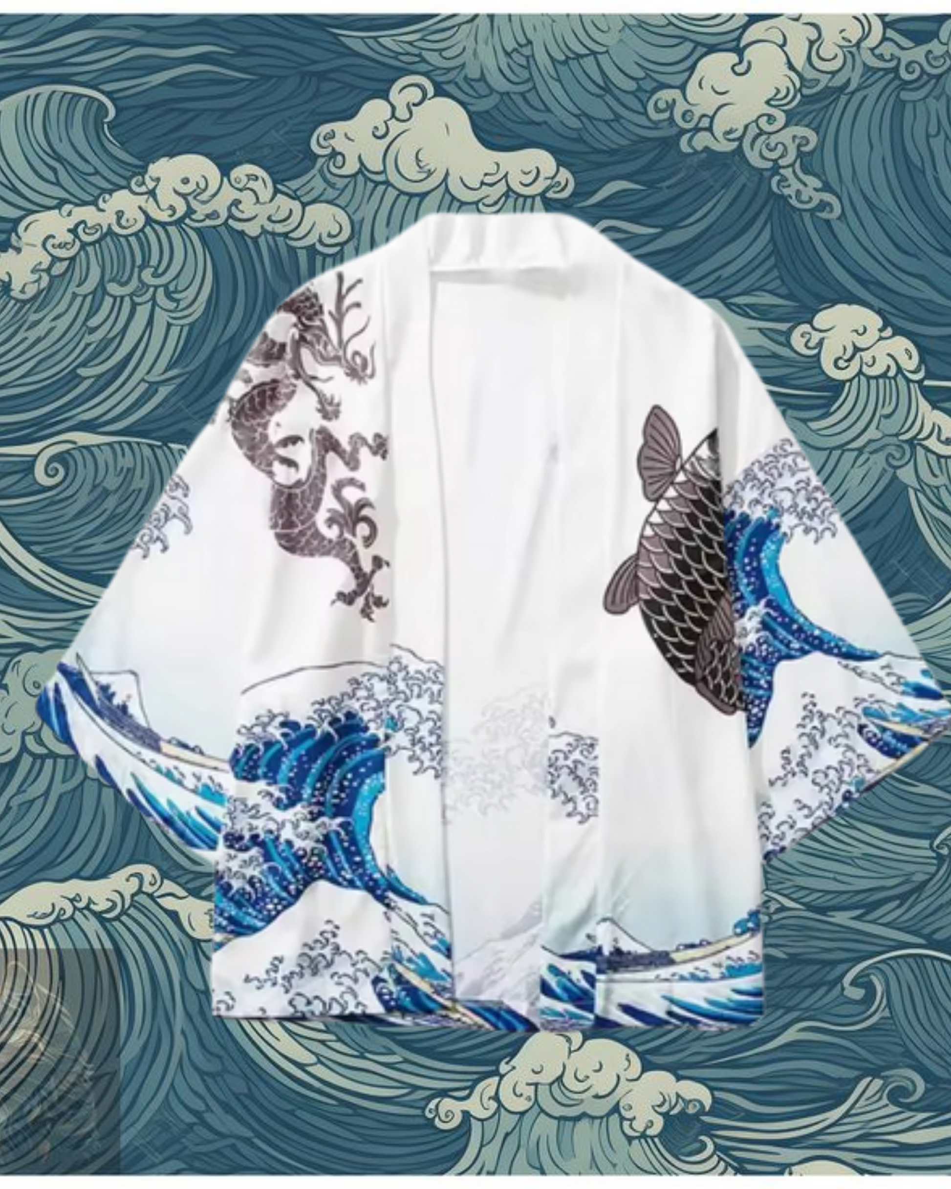 L'histoire des vagues | Kimono traditionnel