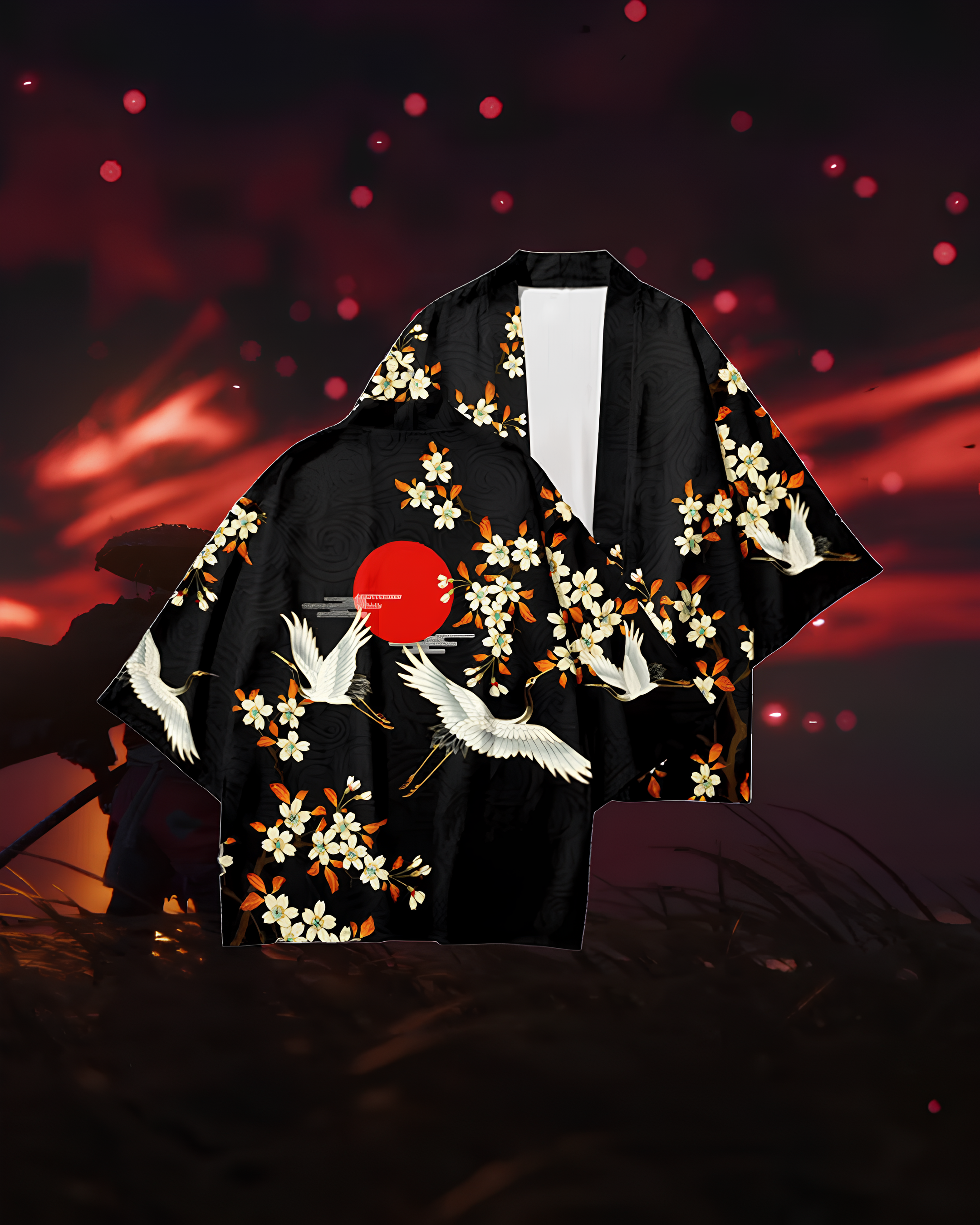 Kayıp Çiçeklerin Gölgesi | Geleneksel Kimono