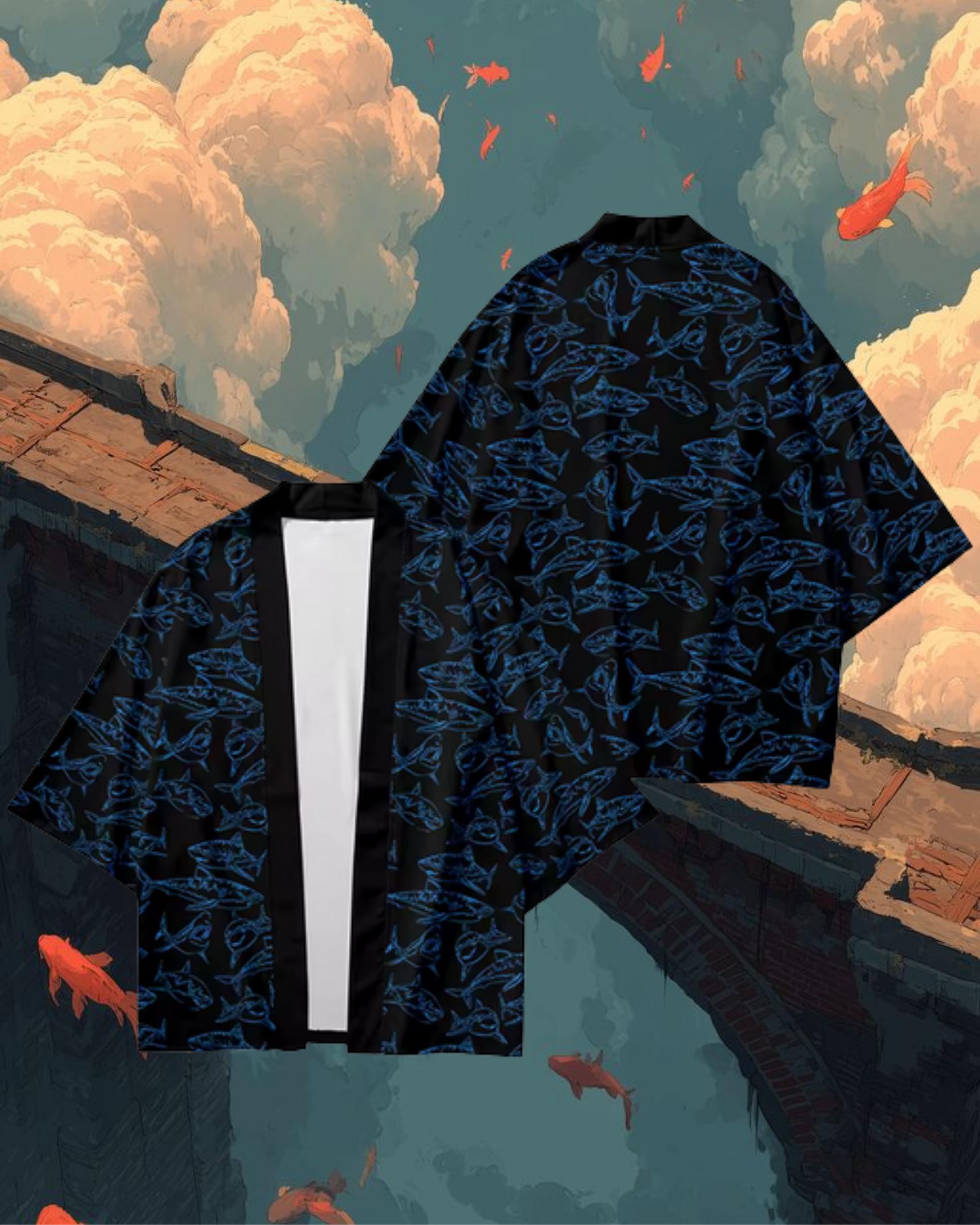 Danse avec la nuit | Kimono traditionnel