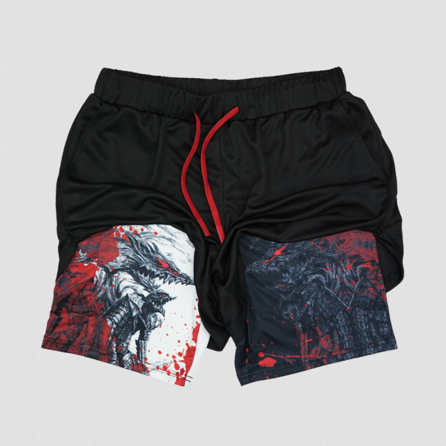 Black Swordsman Performance Shorts