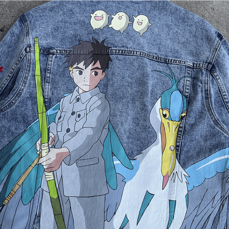 Chaqueta le garçon et le héron