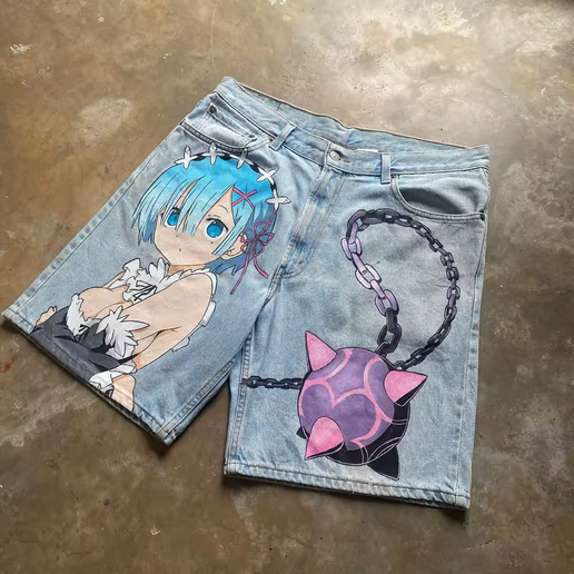 Short Rem à motifs