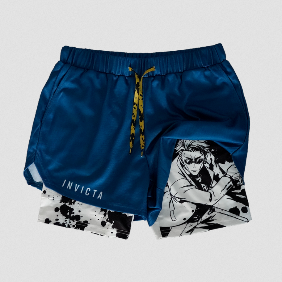 Short de performance en toile maudite