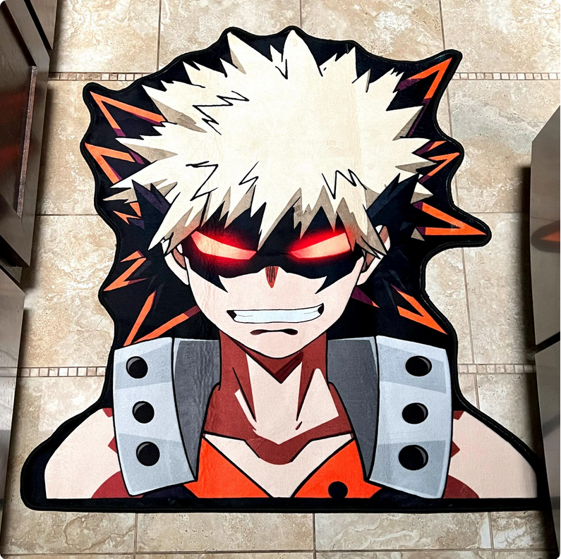 Katsuki Bakugo Dekoratif Halı