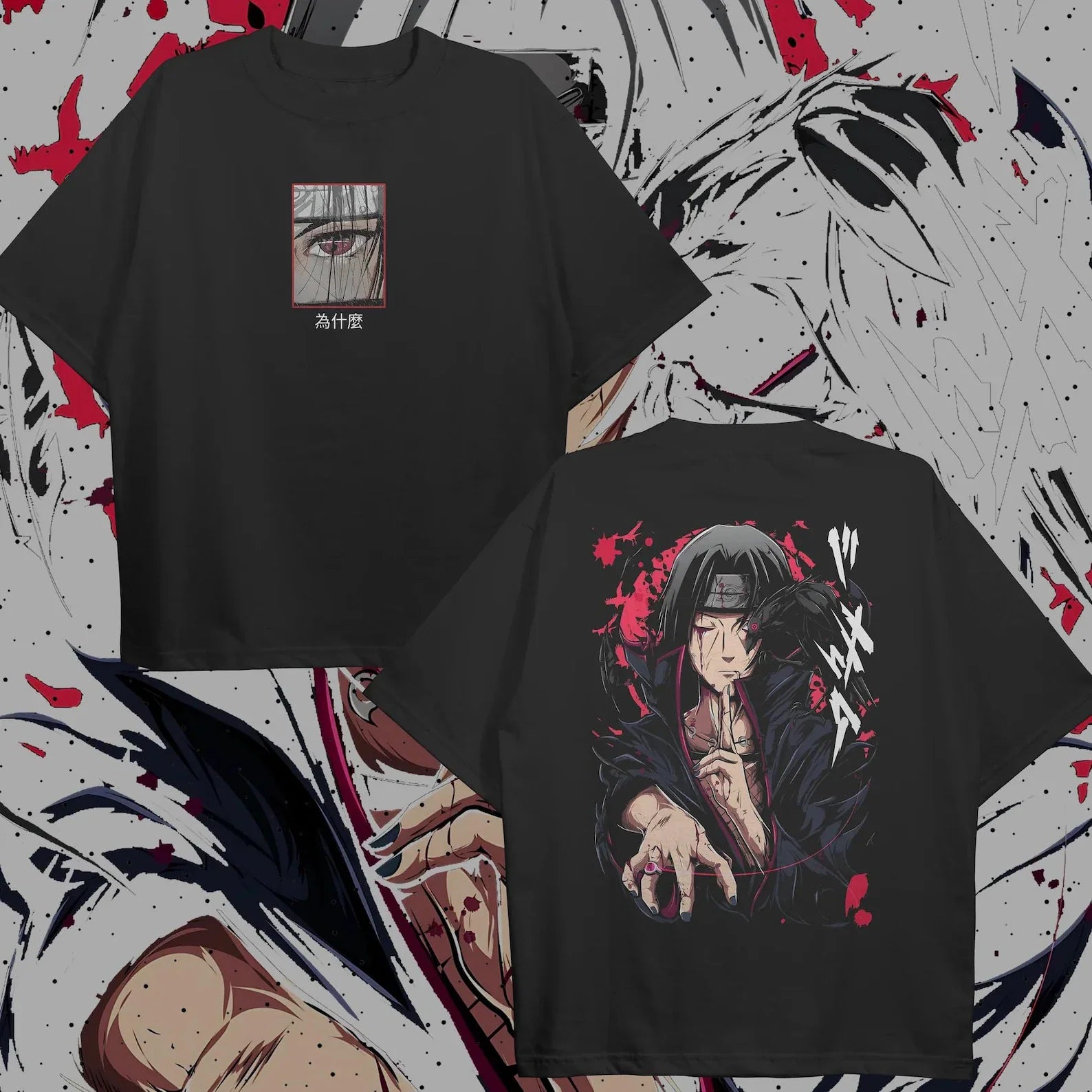 T-shirt Itachi Uchiwa