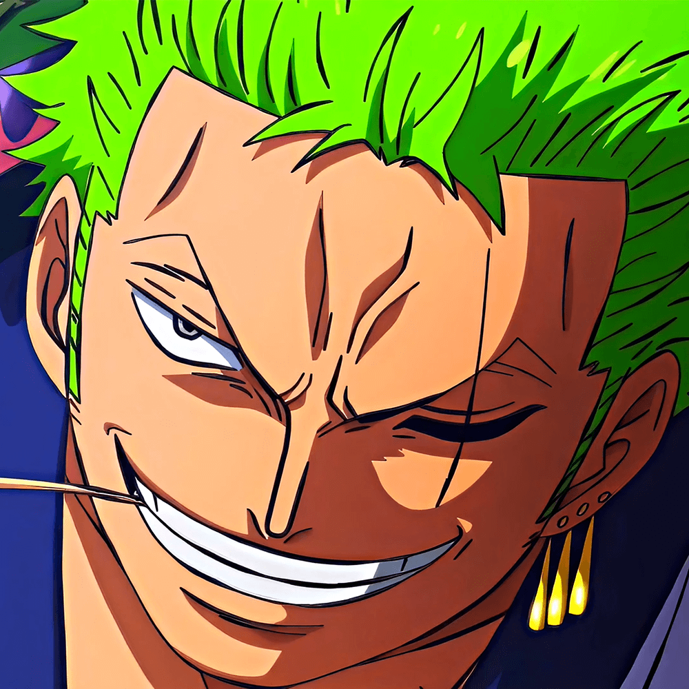 Boucles d'oreilles Roronoa Zoro